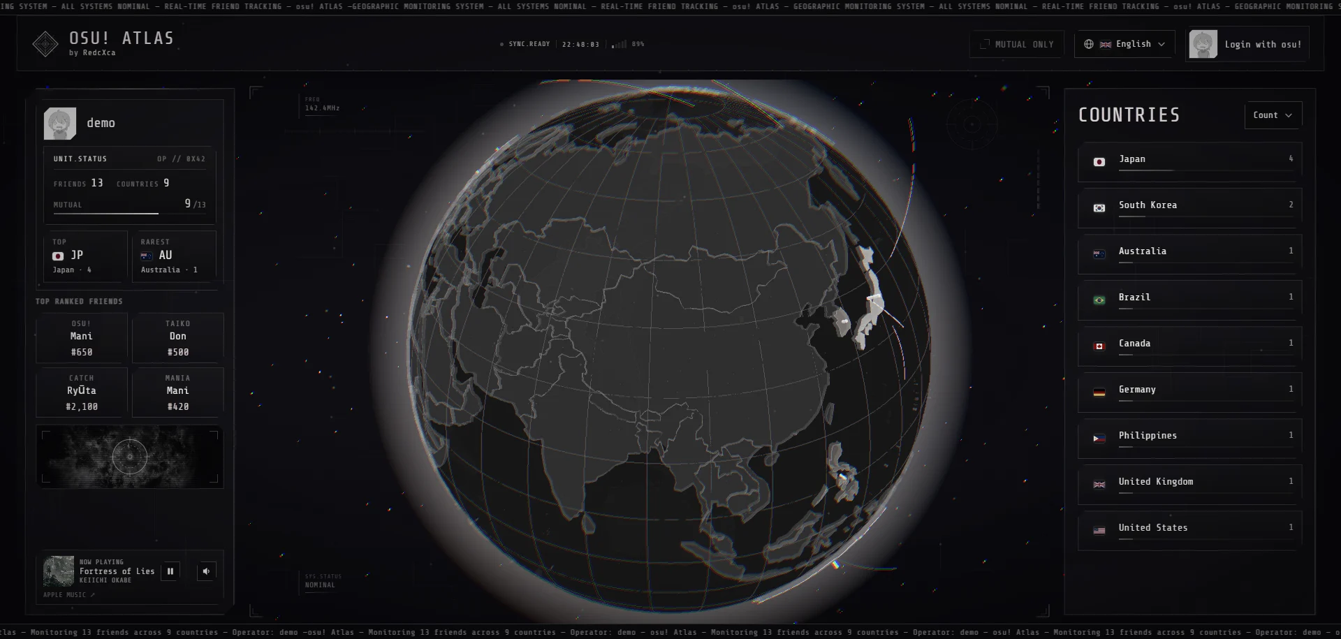 osu! Atlas screenshot