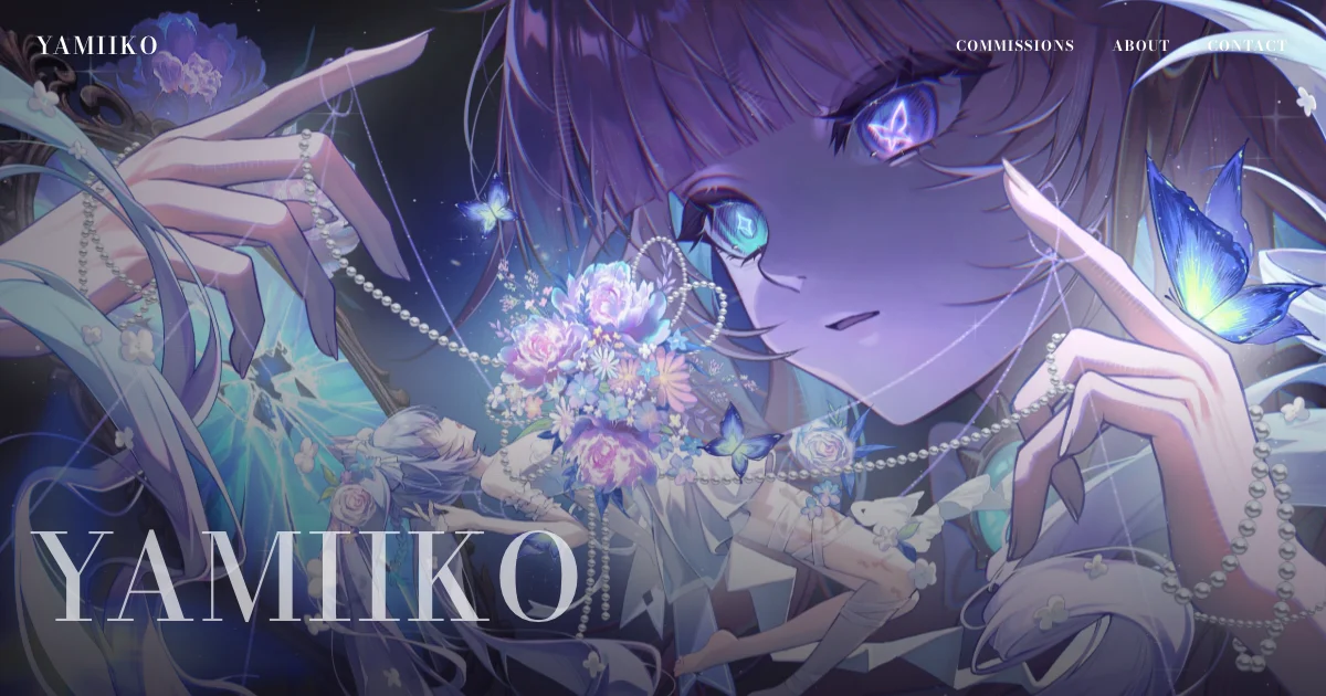 Yamiiko portfolio preview
